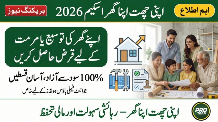 Latest News: Apni Chhat Apna Ghar Scheme 2026 – Interest-Free Home Expansion Loan for Joint Families in Punjab