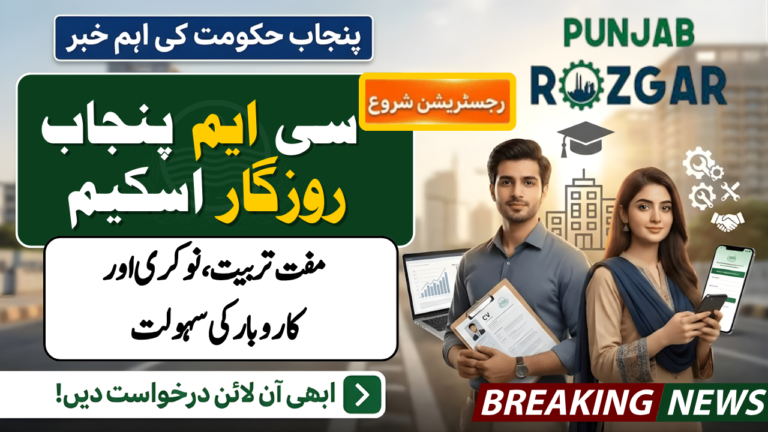 Good News! CM Punjab Rozgar Scheme Online Application Guide January 2026