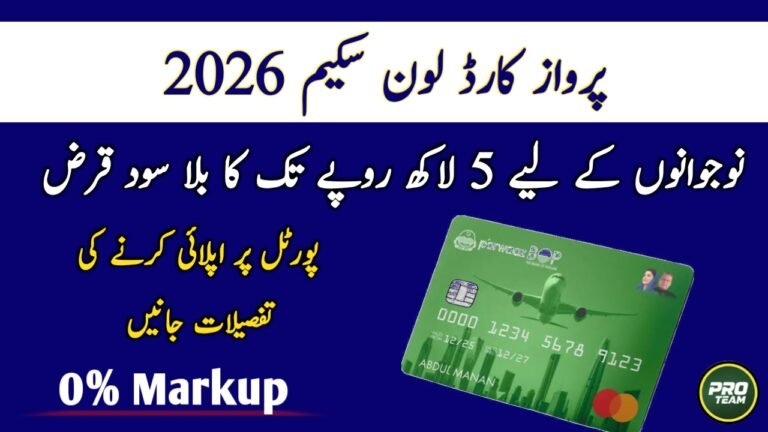 Parwaz Card Loan Scheme 2026 – Complete Guide for Punjab Youth